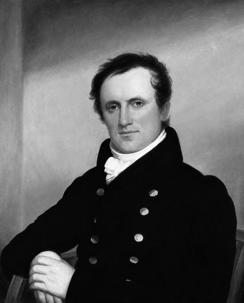 James Fenimore Cooper, portrait by John Wesley Jarvis, 1822
