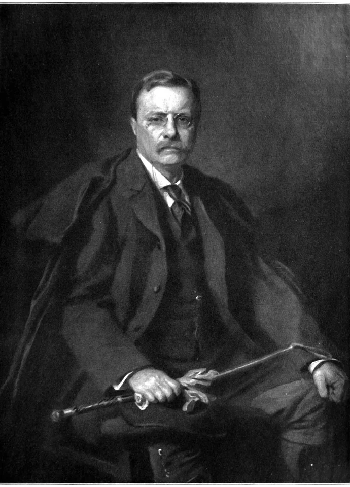 Theodore Roosevelt, after the portrait by Philip Alexius de László, 1908