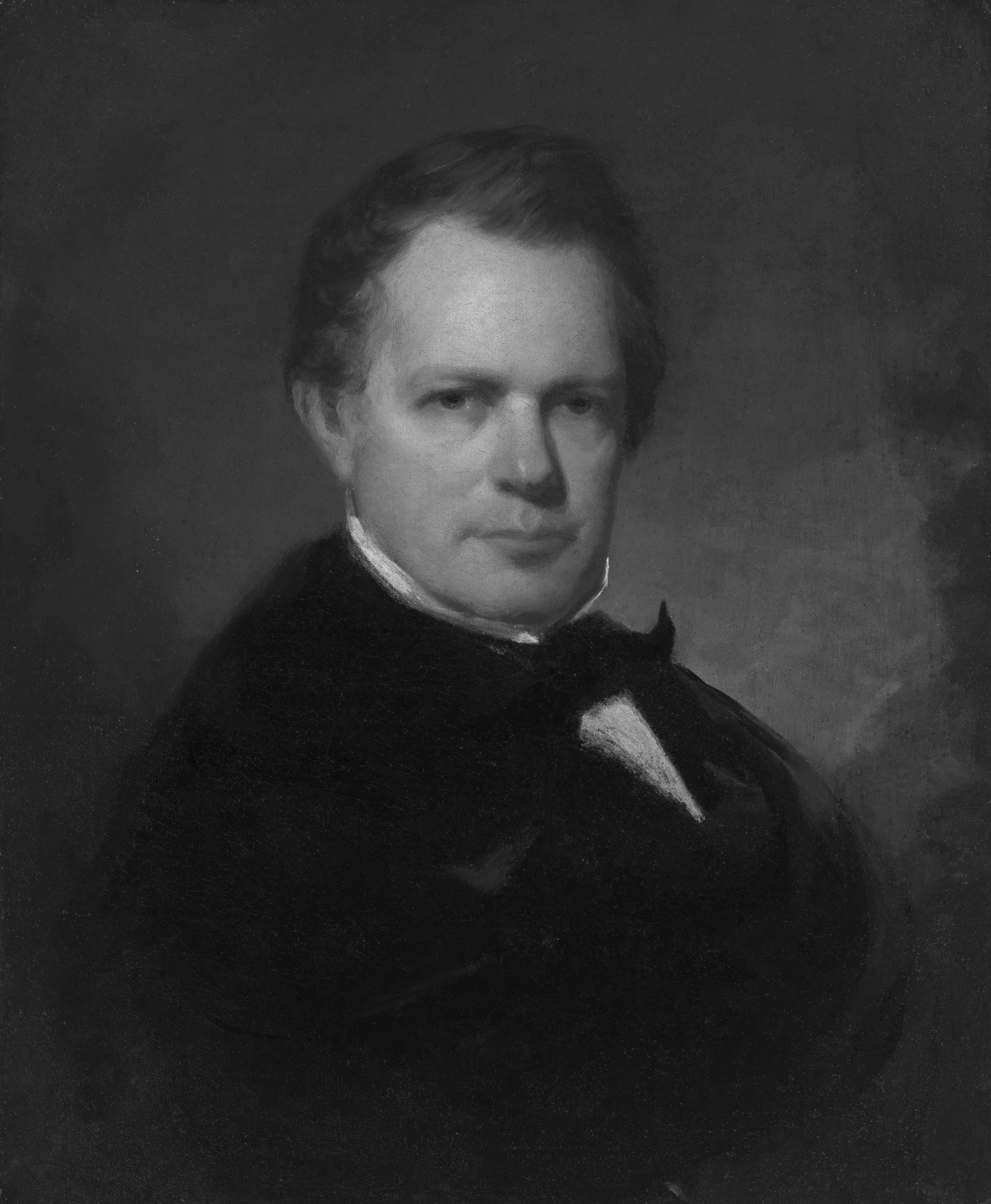 William Gilmore Simms. Oil on canvas, unidentified artist. National Portrait Gallery, Smithsonian Institution.